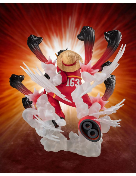 One Piece Figuarts ZERO Extra Battle PVC Statue Monkey D. Luffy -Gum Gum Hawk Gatling- 19 cm