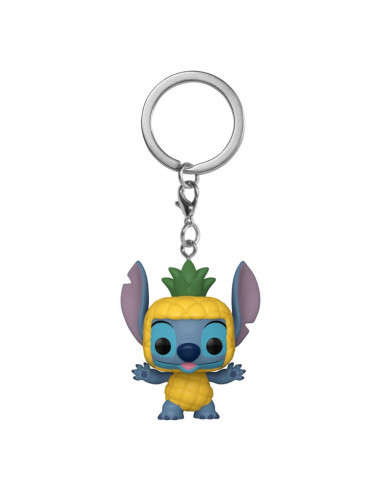 Lilo & Stitch Pocket POP! Vinyl Keychains 4 cm Stitch as Pineapple Display (12)