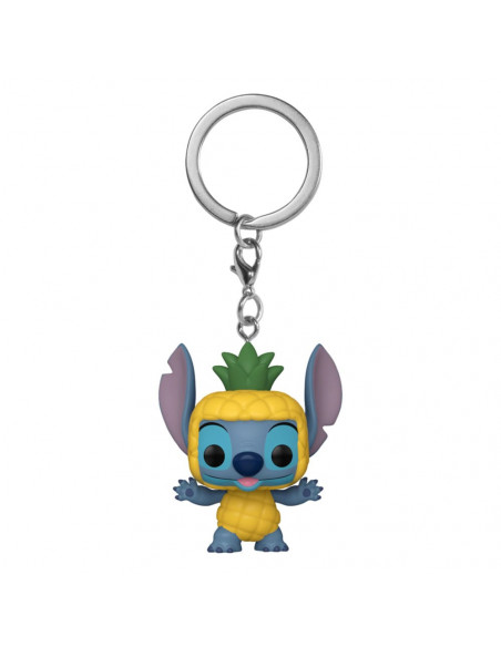 Lilo & Stitch Pocket POP! Vinyl Keychains 4 cm Stitch as Pineapple Display (12)