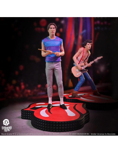 The Rolling Stones Rock Iconz Statue Charlie Watts (Tattoo You Tour 1981) 22 cm
