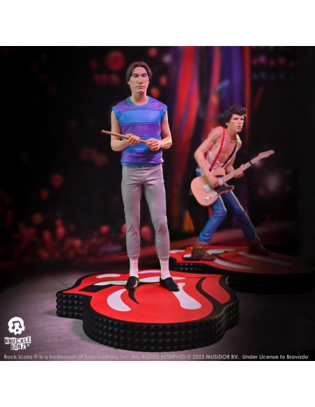 The Rolling Stones Rock Iconz Statue Charlie Watts (Tattoo You Tour 1981) 22 cm