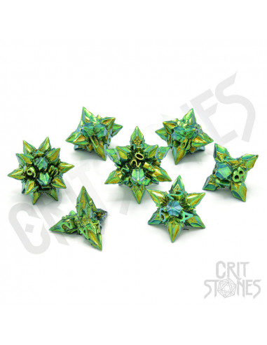 CritStones Metal Dice Set Unholy Bane (7)