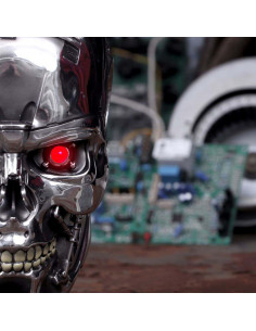 TERMINATOR 2 HEAD WALL MOUNTED PLAQUE