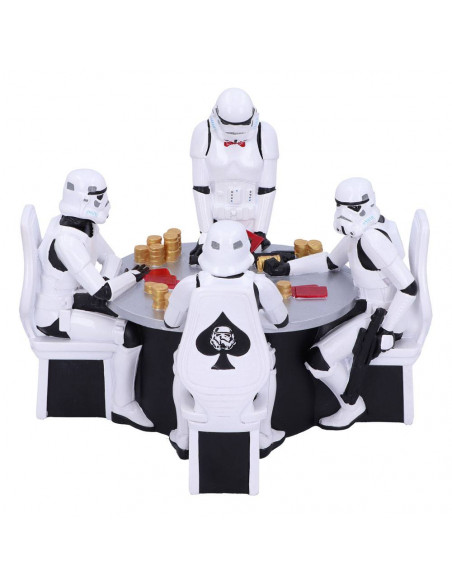 Star Wars Diorama Stormtrooper Poker Face 18 cm