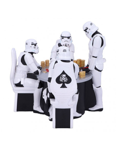 Star Wars Diorama Stormtrooper Poker Face 18 cm