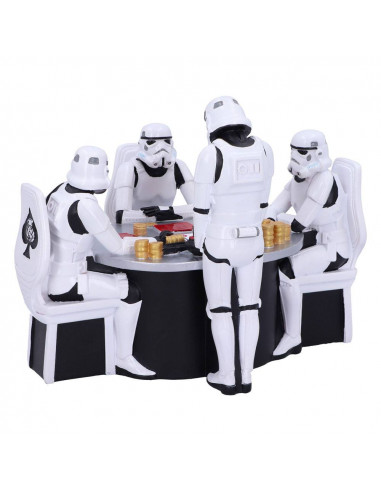 Star Wars Diorama Stormtrooper Poker Face 18 cm
