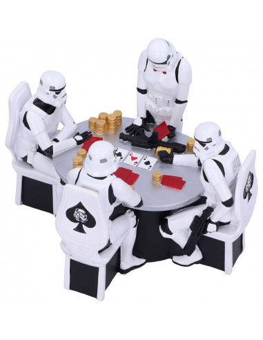 Star Wars Diorama Stormtrooper Poker Face 18 cm