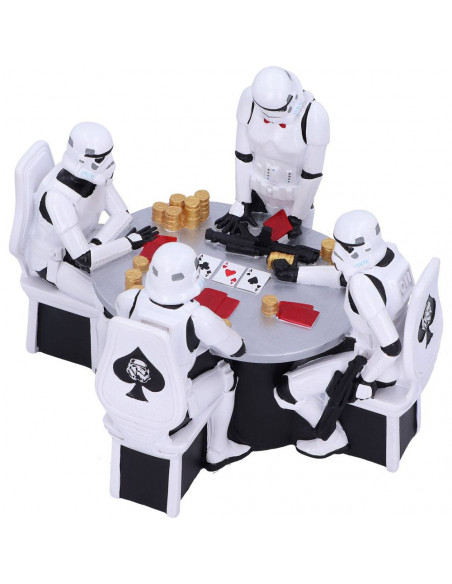 Star Wars Diorama Stormtrooper Poker Face 18 cm