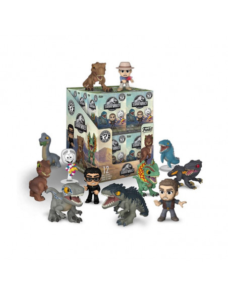 Jurassic World Mini Figures P&W 5 cm Display (12)