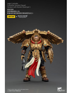 Warhammer The Horus Heresy Action Figure 1/18 Legio Custodes Custodian Venatari Squad Venatari with Kenetic Destroyer 1 13 cm