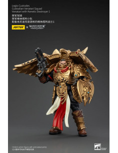 Warhammer The Horus Heresy Action Figure 1/18 Legio Custodes Custodian Venatari Squad Venatari with Kenetic Destroyer 1 13 cm 2