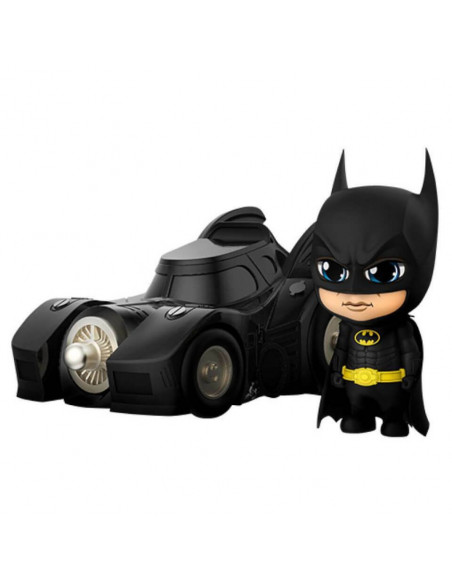 Batman 1989 Batmobile Collectible Hot Toys Sideshow Cosbaby Set Series COSB710