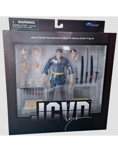 JCVD Movie Jean-Claude Van Damme in Blue Gi Deluxe Action Figure Diamond Select