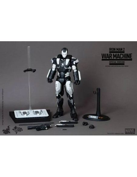 Iron Man 2 War Machine Special Version Milk MMS166 Hot Toys Sideshow 2011 RARE