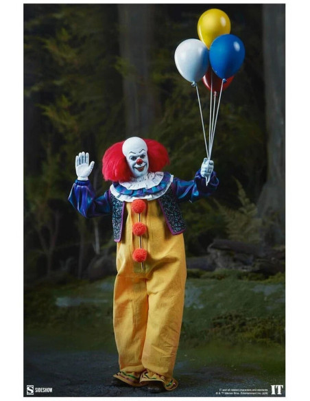 Stephen King Tim Curry IT Pennywise 1/6 Action Figure Sideshow 100479 Brown Box