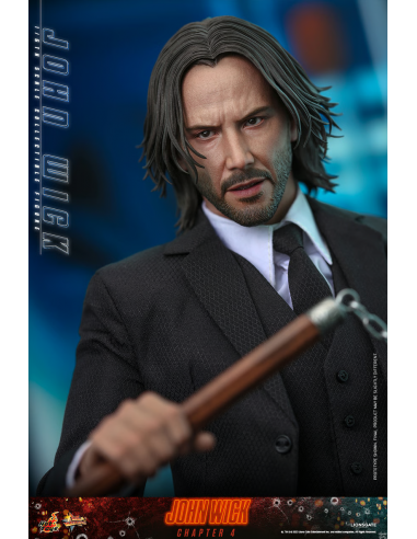John Wick Chapter 4 Keanu Reeves Sixth Scale Figure 1/6 Hot Toys Sideshow MMS729