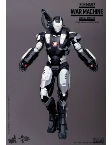 Iron Man 2 War Machine Special Version Milk MMS166 Hot Toys Sideshow 2011 RARE