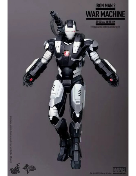 Iron Man 2 War Machine Special Version Milk MMS166 Hot Toys Sideshow 2011 RARE