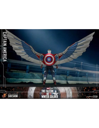 Falcon and the Winter Soldier Captain America 1/6 Action Figure Hot Toys TMS040