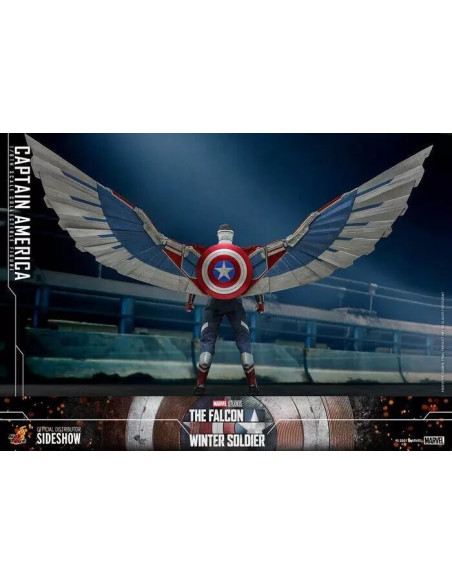 Falcon and the Winter Soldier Captain America 1/6 Action Figure Hot Toys TMS040