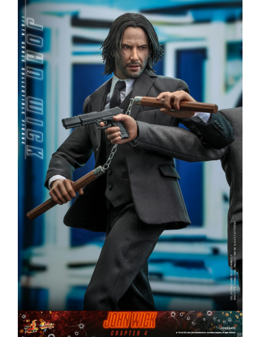 John Wick Chapter 4 Keanu Reeves Sixth Scale Figure 1/6 Hot Toys Sideshow MMS729