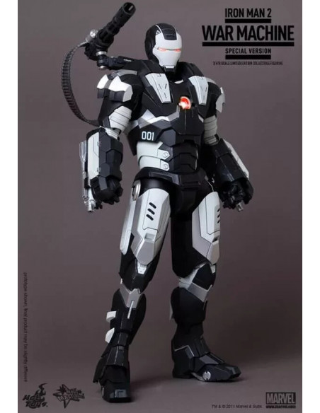 Iron Man 2 War Machine Special Version Milk MMS166 Hot Toys Sideshow 2011 RARE