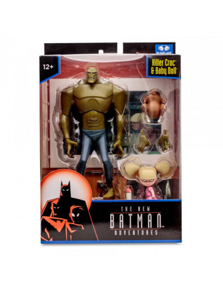McFARLANE DC Animated The New Adventures BATMAN TWO-FACE KILLER CROK & BATGIRL