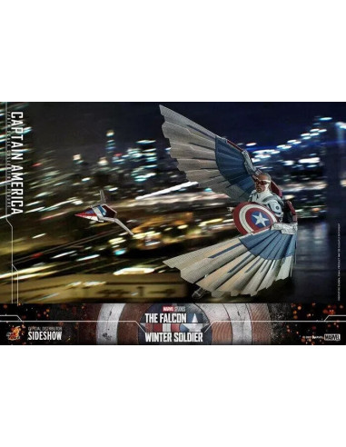 Falcon and the Winter Soldier Captain America 1/6 Action Figure Hot Toys TMS040