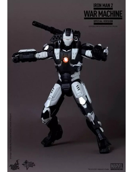 Iron Man 2 War Machine Special Version Milk MMS166 Hot Toys Sideshow 2011 RARE