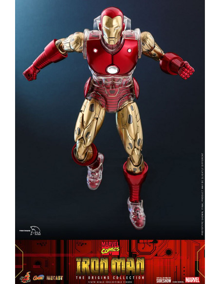 MARVEL Iron Man The Origins Standard Ver DIECAST CMS07 D37 1/6 Hot Toys Sideshow