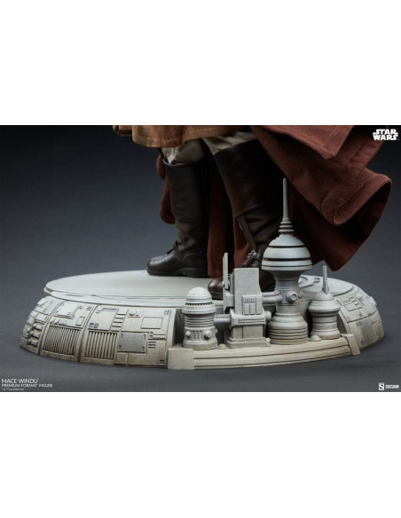 STAR WARS EP. III Samuel L. Jackson as MACE WINDU Premium Format Statue Sideshow