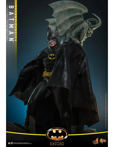 BATMAN 1989 DELUXE VER Michael Keaton 1/6 Action Figure Hot Toys Sideshow MMS693