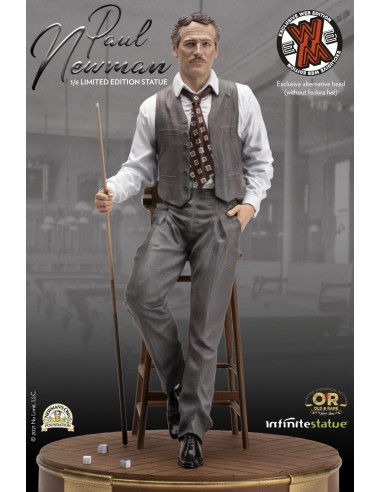 Paul Newman The Hustler Lo spaccone Infinite Statue Sideshow 1:6 WEB EXCLUSIVE !