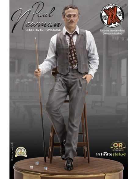 Paul Newman The Hustler Lo spaccone Infinite Statue Sideshow 1:6 WEB EXCLUSIVE !