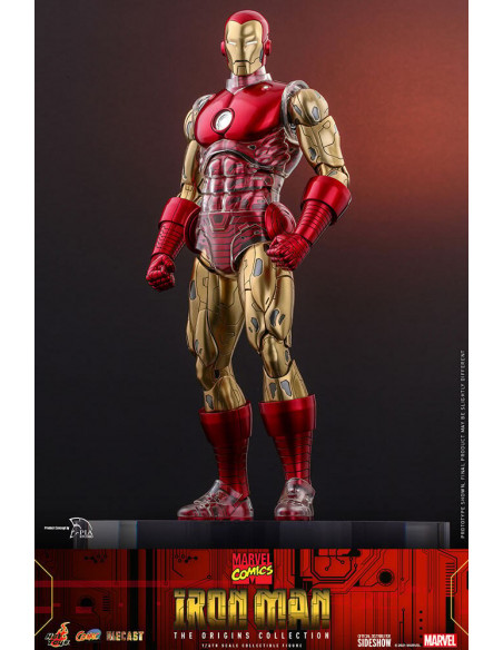 MARVEL Iron Man The Origins Standard Ver DIECAST CMS07 D37 1/6 Hot Toys Sideshow