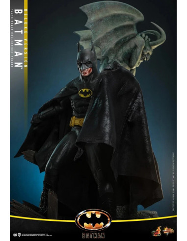 BATMAN 1989 DELUXE VER Michael Keaton 1/6 Action Figure Hot Toys Sideshow MMS693