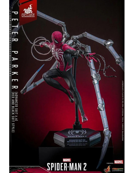 Spider-Man Peter Parker Advanced Suit 2.0 Action Figure Hot Toys Sideshow VGM66