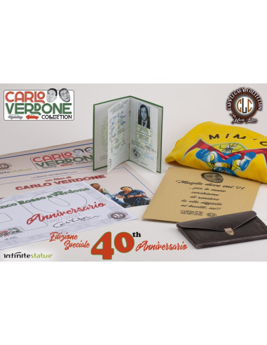 BIANCO ROSSO E VERDONE 40° ANNIVERSARIO Amitrano Furio Mimmo 1:18 Infinitestatue
