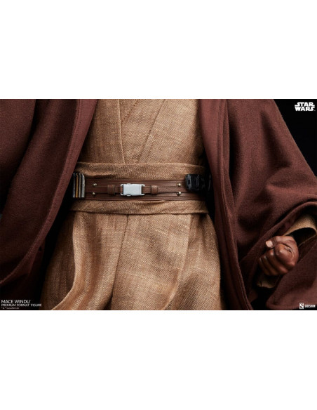 STAR WARS EP. III Samuel L. Jackson as MACE WINDU Premium Format Statue Sideshow