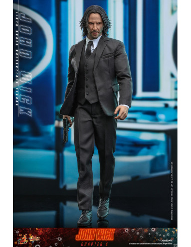 John Wick Chapter 4 Keanu Reeves Sixth Scale Figure 1/6 Hot Toys Sideshow MMS729