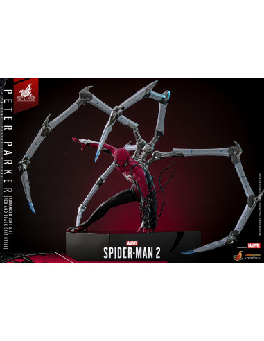 Spider-Man Peter Parker Advanced Suit 2.0 Action Figure Hot Toys Sideshow VGM66
