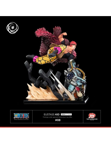 Eiichiro Oda One Piece EUSTASS KID 1/6 Tsume Ikigai Resin Statue in Brown Box