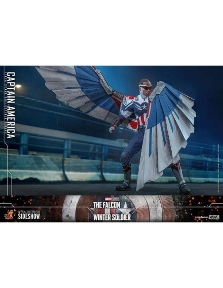 Falcon and the Winter Soldier Captain America 1/6 Action Figure Hot Toys TMS040