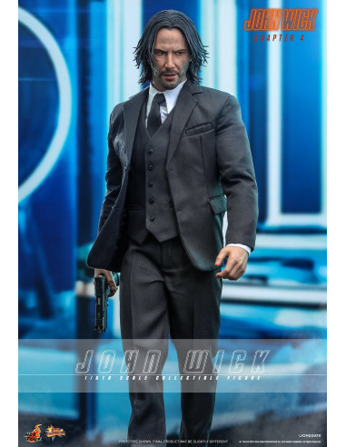John Wick Chapter 4 Keanu Reeves Sixth Scale Figure 1/6 Hot Toys Sideshow MMS729