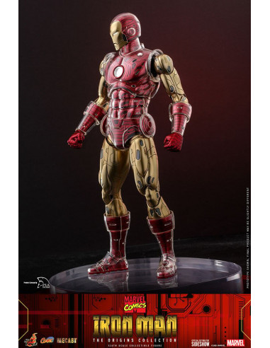 MARVEL Iron Man The Origins Standard Ver DIECAST CMS07 D37 1/6 Hot Toys Sideshow