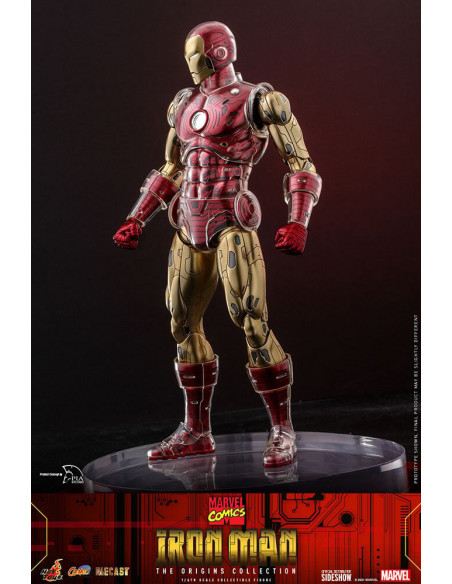 MARVEL Iron Man The Origins Standard Ver DIECAST CMS07 D37 1/6 Hot Toys Sideshow