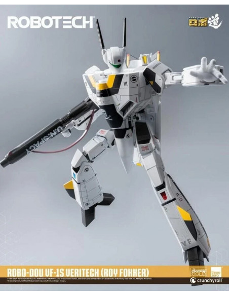 MACROSS ROBOTECH VF-1S Veritech Roy Fokker RoboDou Action Figure Robot ThreeZero