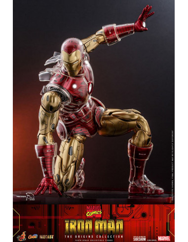 MARVEL Iron Man The Origins Standard Ver DIECAST CMS07 D37 1/6 Hot Toys Sideshow