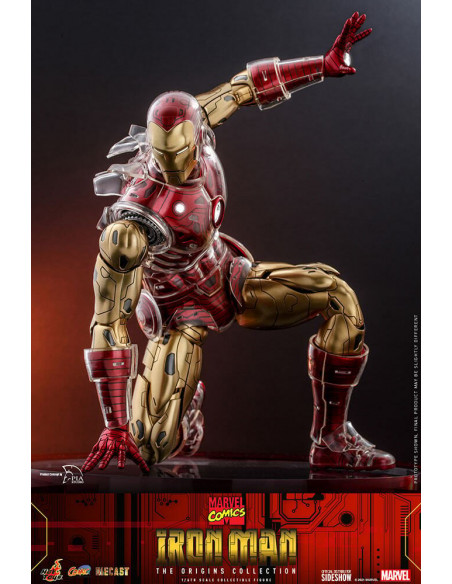 MARVEL Iron Man The Origins Standard Ver DIECAST CMS07 D37 1/6 Hot Toys Sideshow
