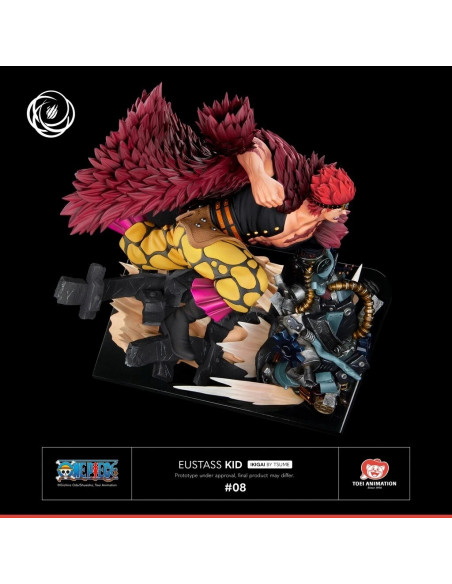 Eiichiro Oda One Piece EUSTASS KID 1/6 Tsume Ikigai Resin Statue in Brown Box